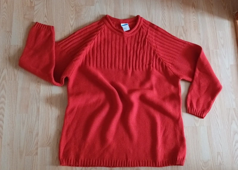 Červený pulóver Meine Grosse, v.XXL