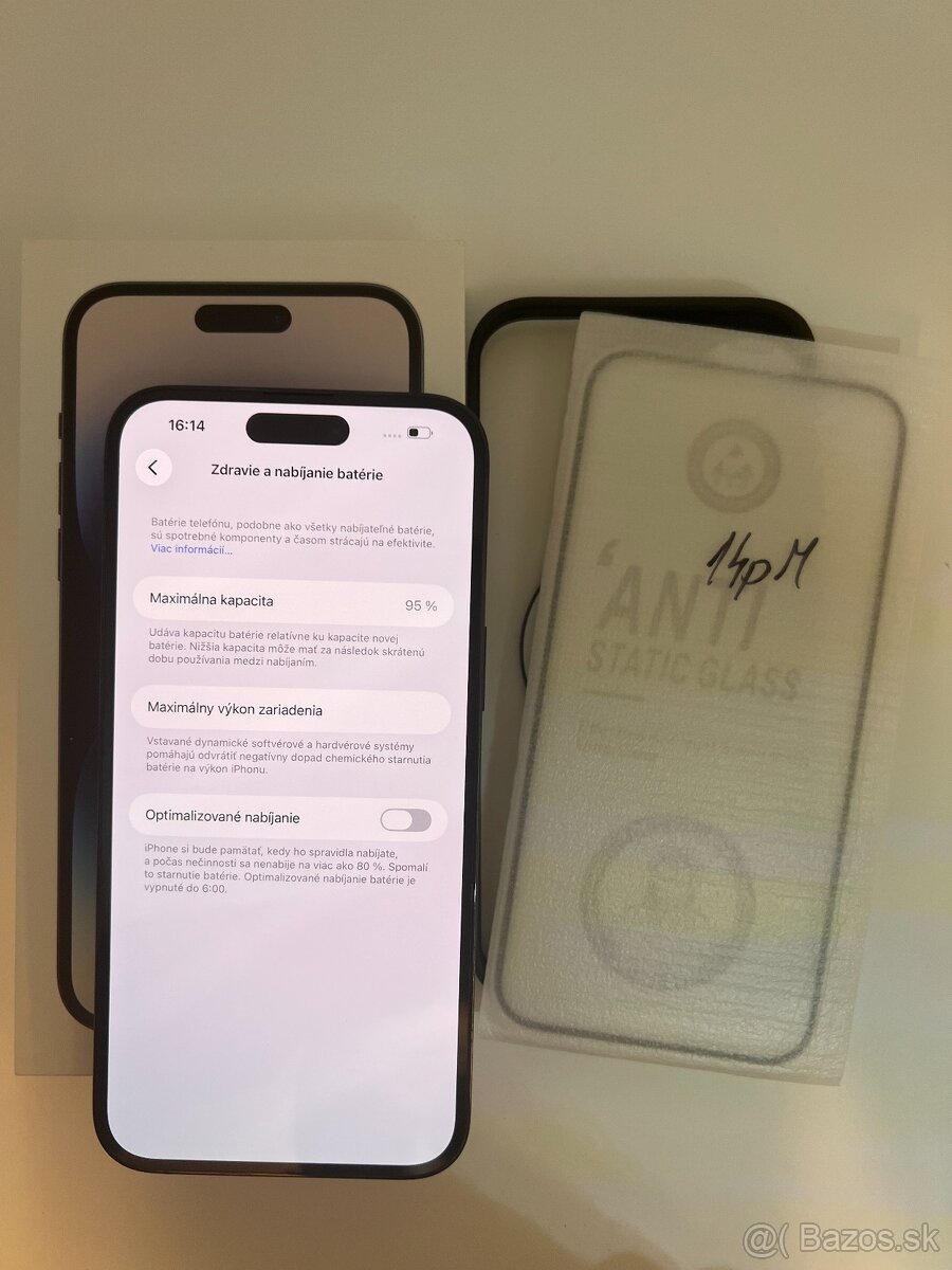 IPHONE 14 PRO MAX SPACE BLACK 128GB ZÁRUKA - STAV AKO NOVÝ