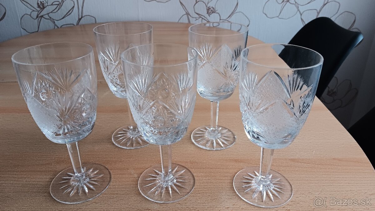 Predám krištáľové poháre