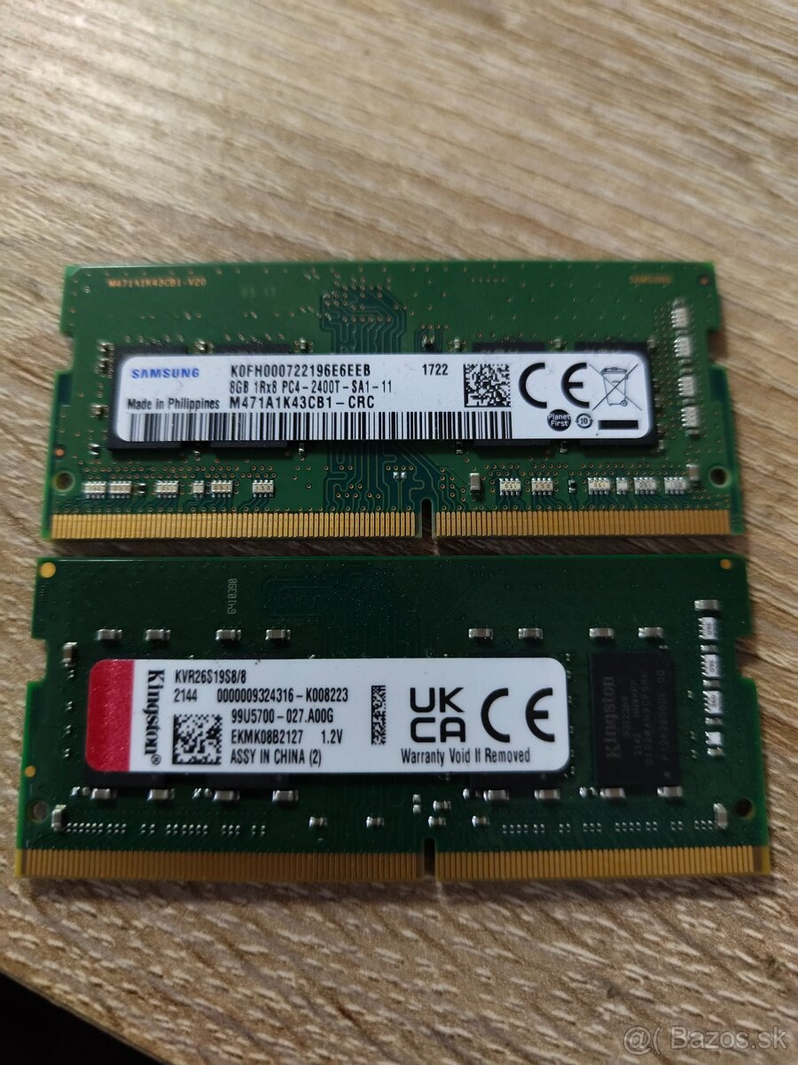 SO-DIMM DDR4 2 x 8gb