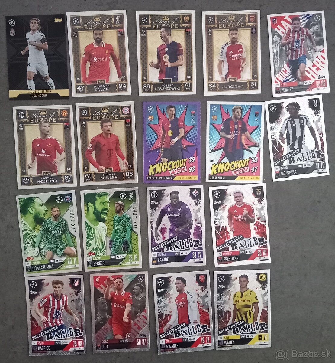 Kartičky Match Attax extra