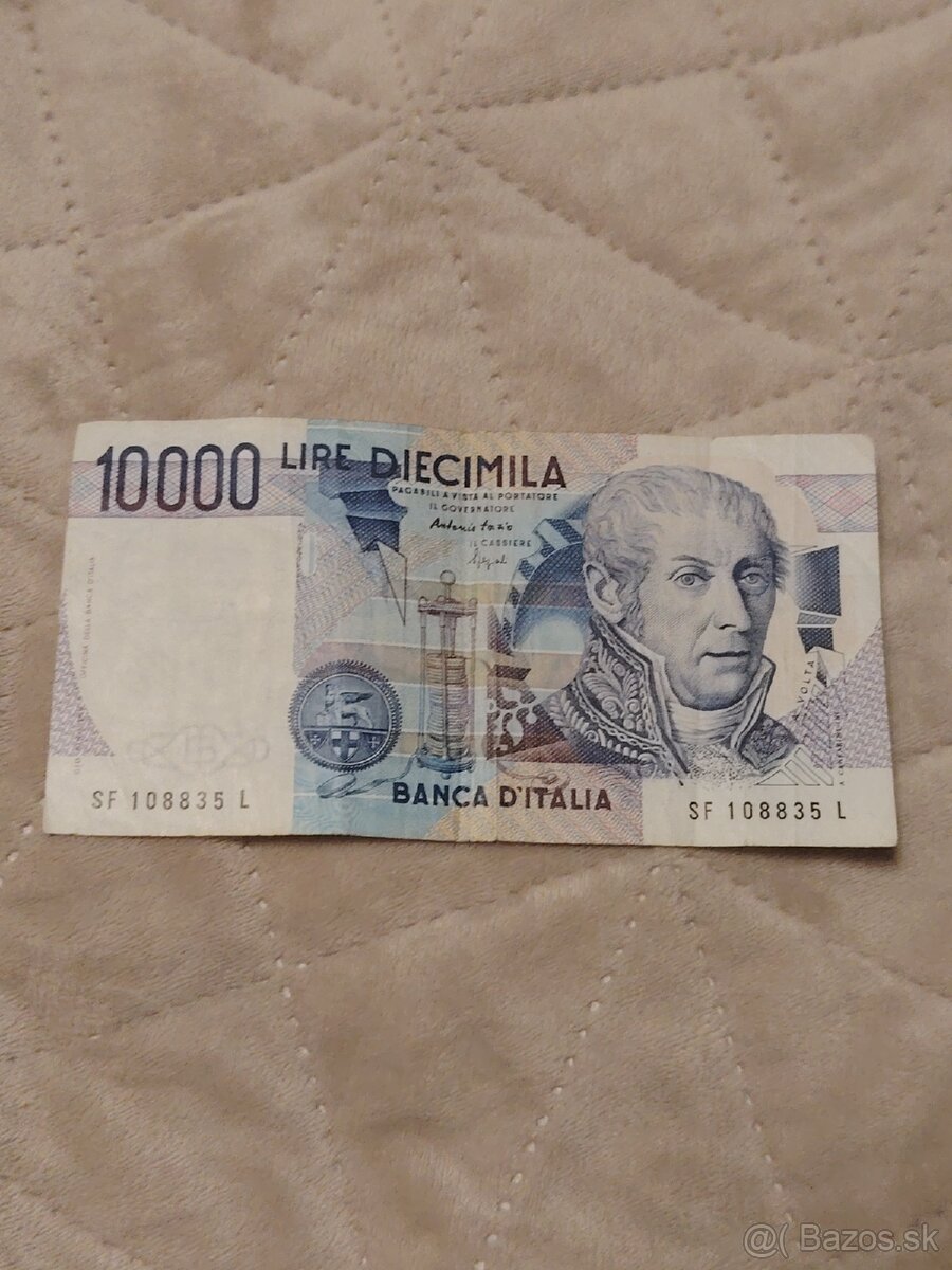 10 000 ITL – talianske líry