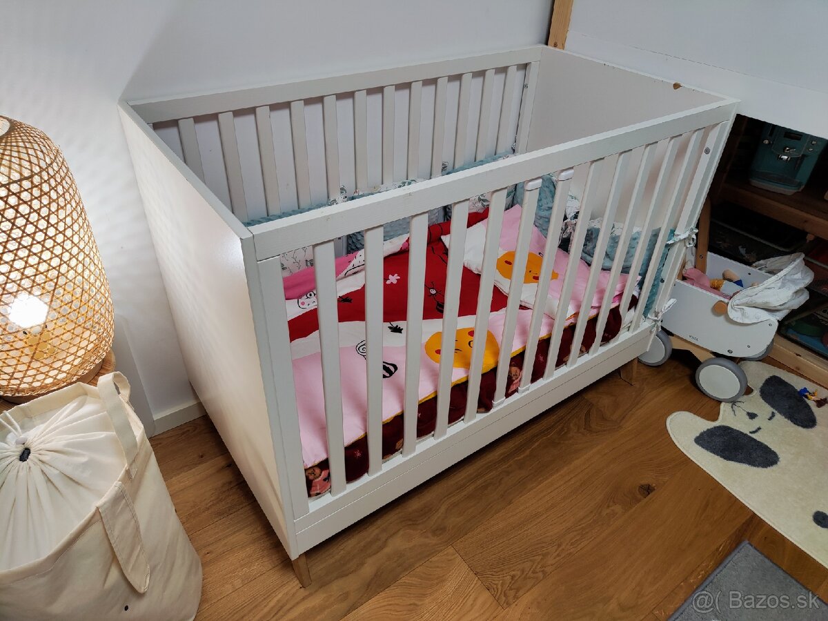 Detska postielka KLUPS s matracom (60x120)