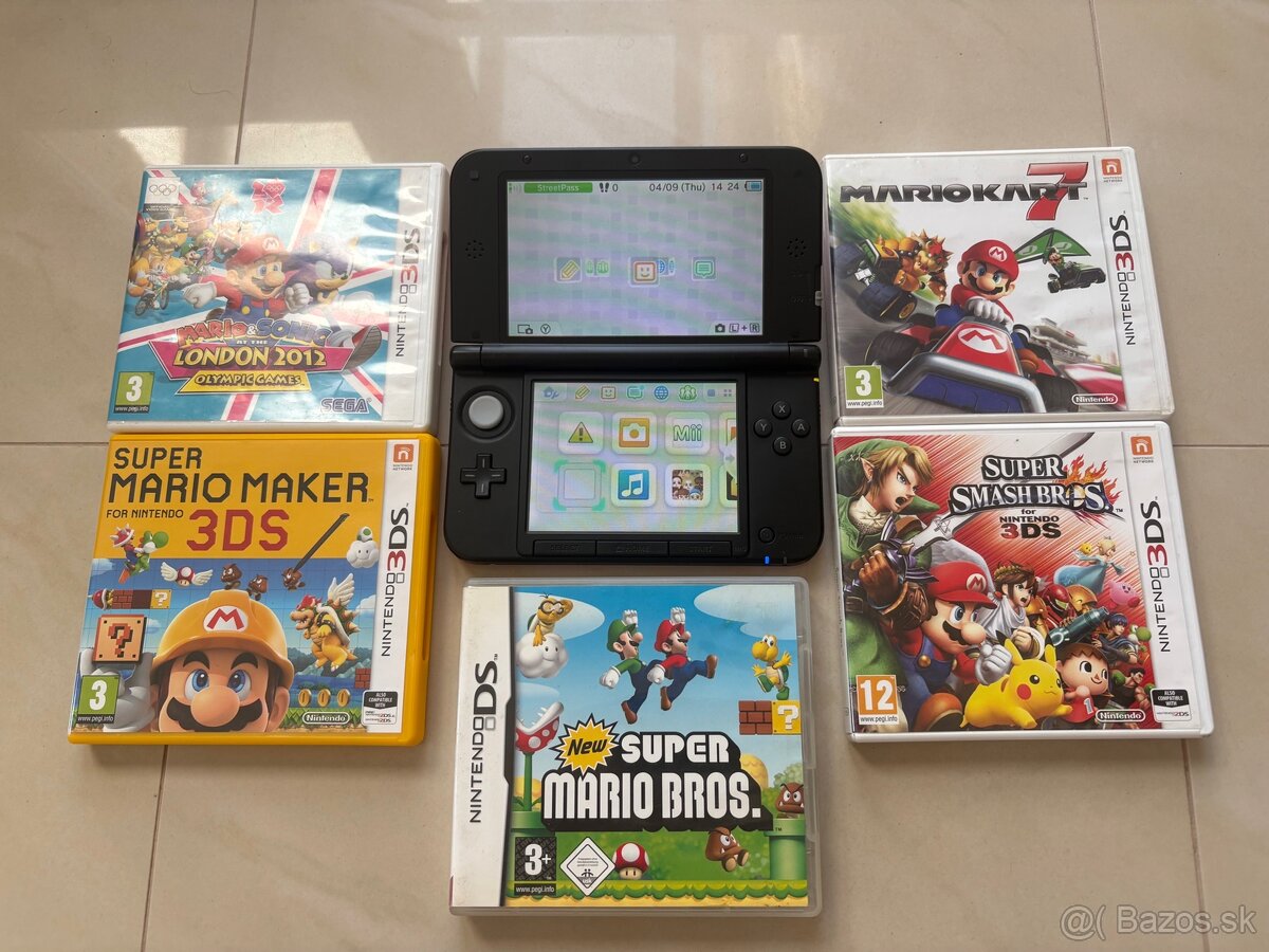 Nintendo 3DS XL Red + Black