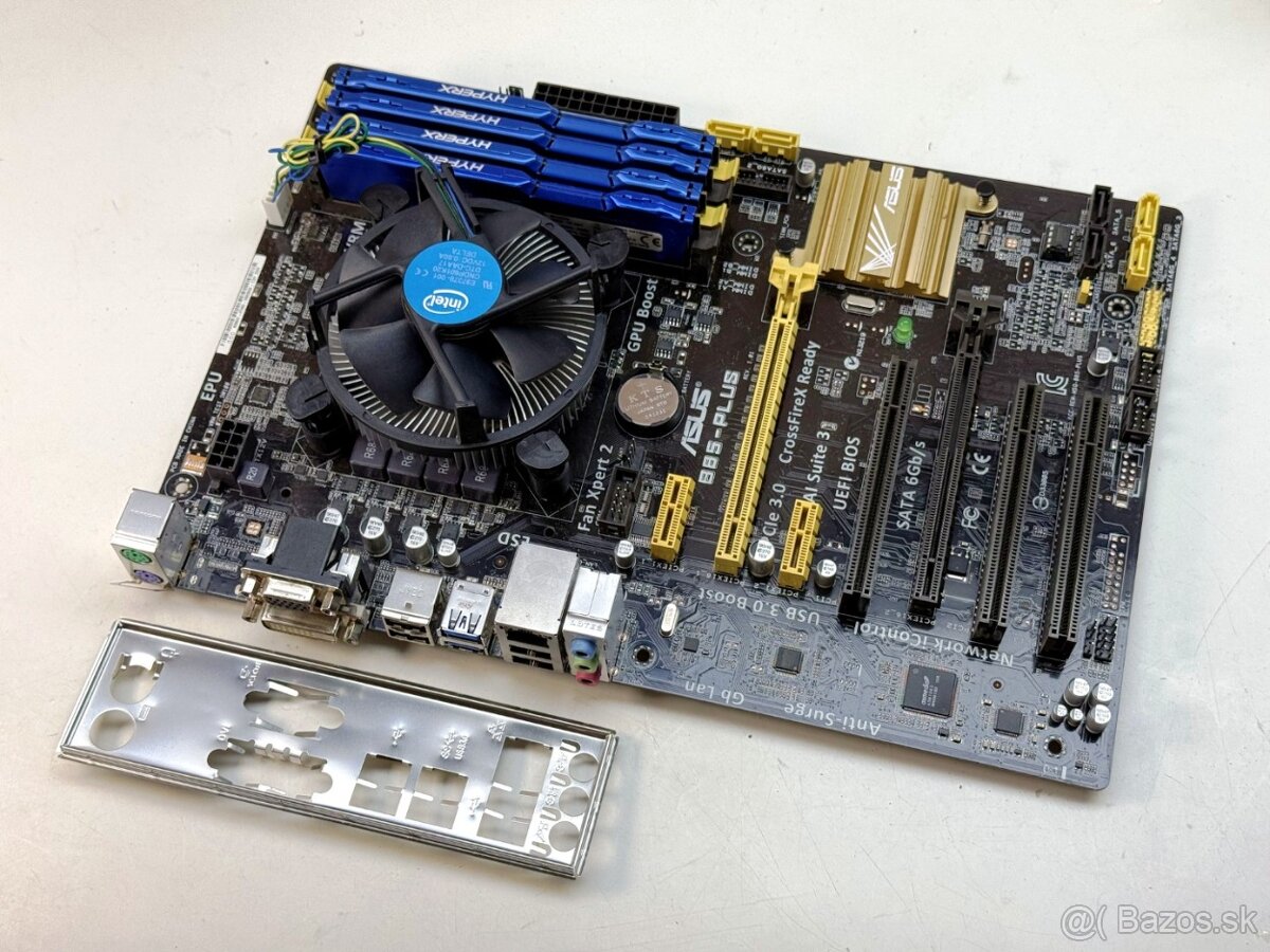 ASUS B85-PLUS + i5-4690K + 16GB DDR3 + Cooler