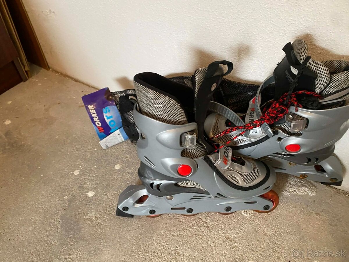 Kolieskové korčule + chrániče