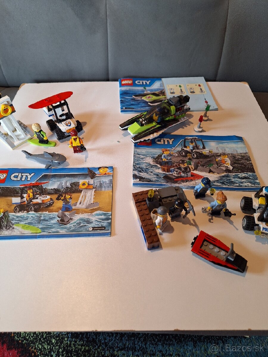 3x Lego City 60114, 60163, 60127