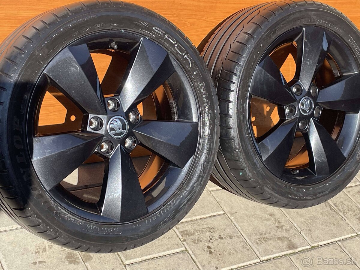 NANUQ originá škoda alu disky 4x112 225 45 R17