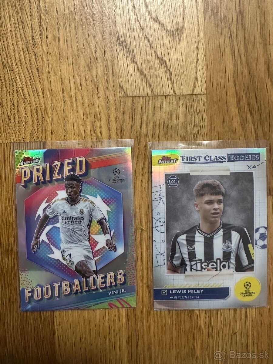 TOPPS FINEST FUTBALOVÉ KARTY ZBERATEĽSKÉ KARTIČKY EXKLUZÍVNE