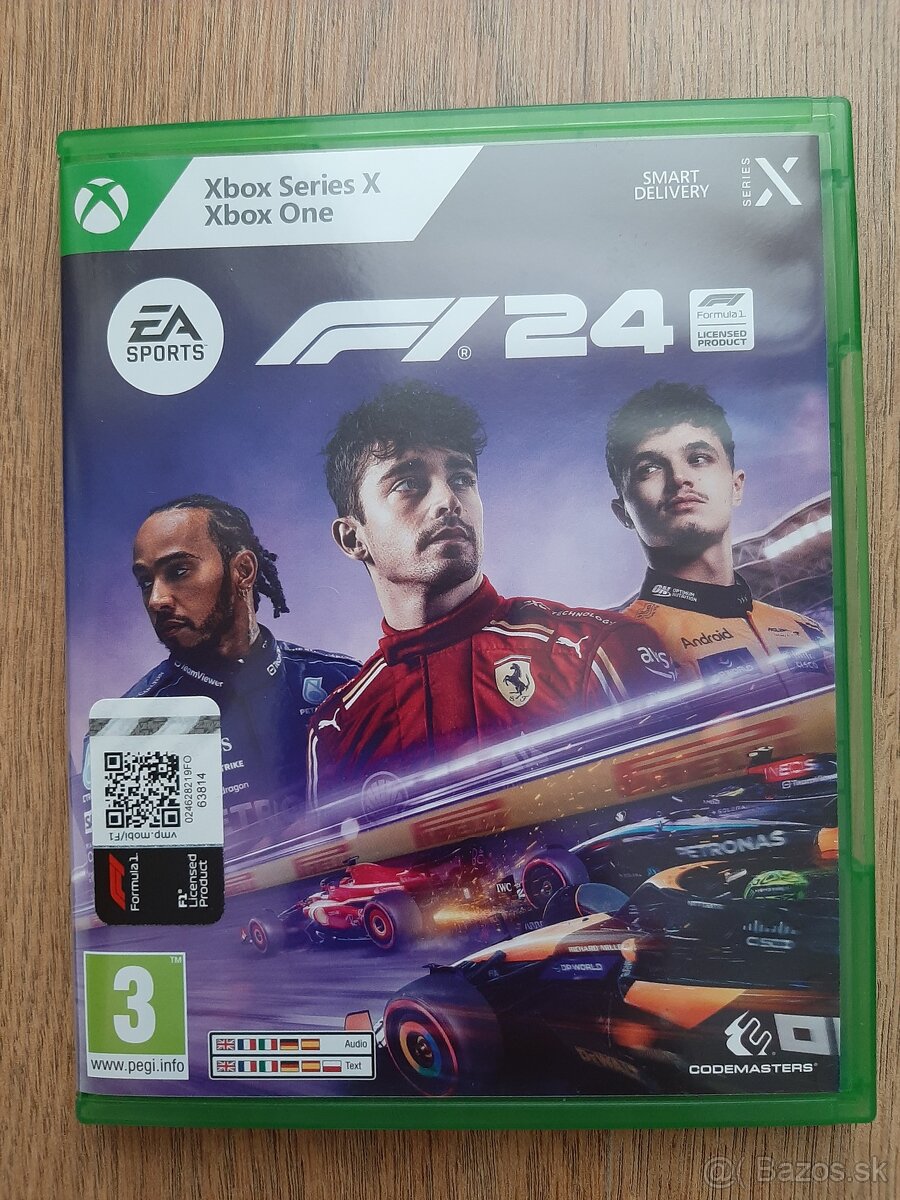 Xbox One a Xbox Series X hra F1 24