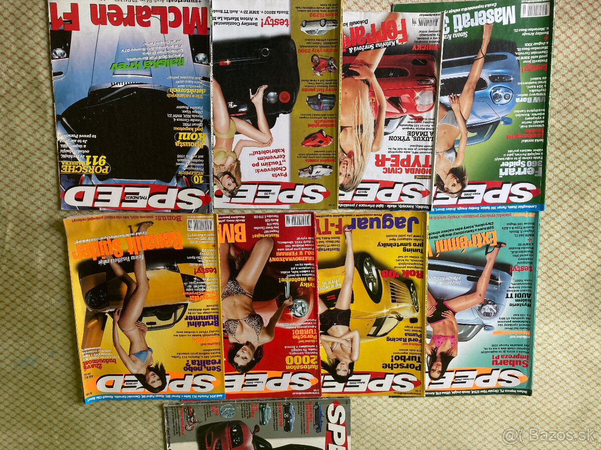Predám pre milovníkov motorizmu časopisy SPEED