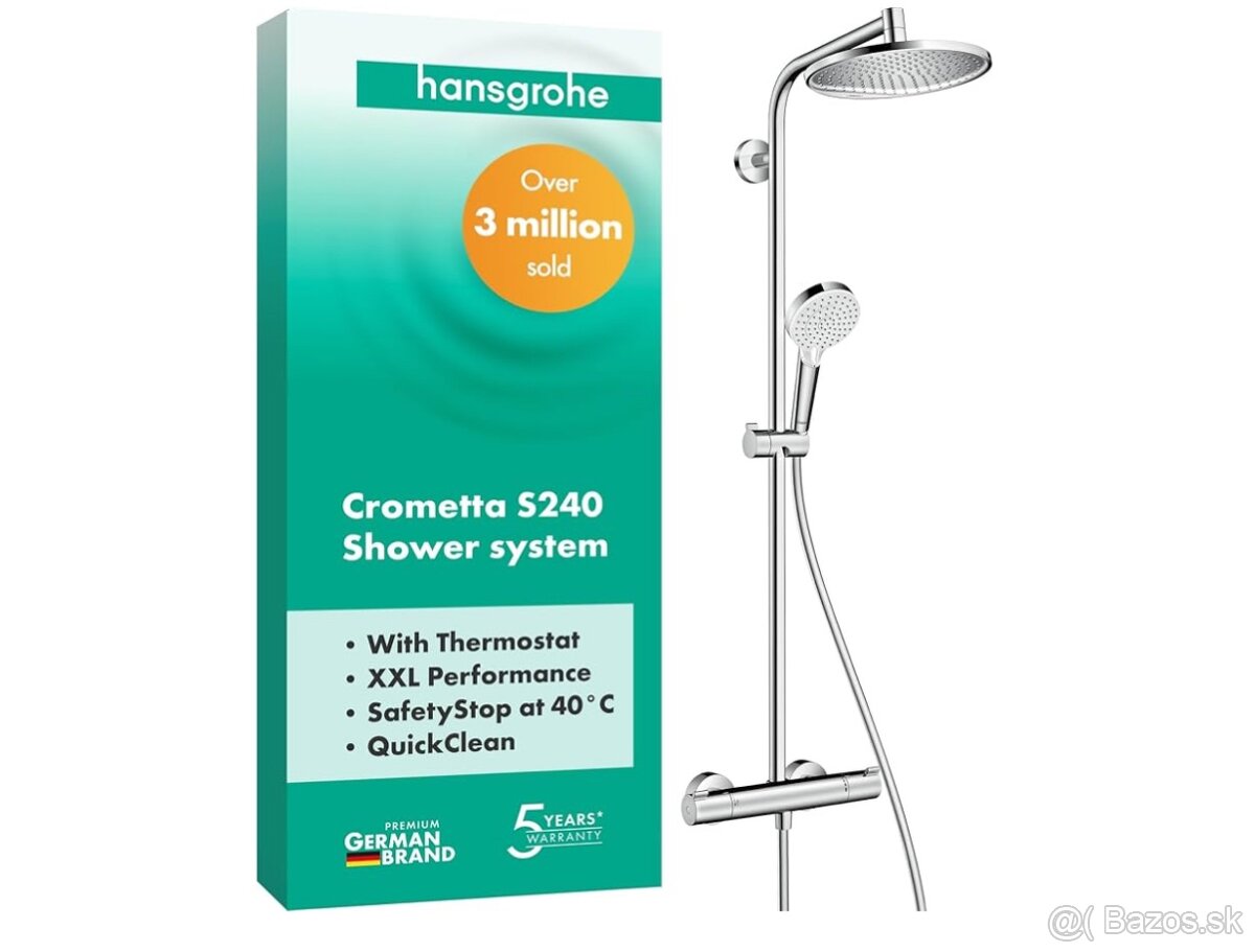 Hansgrohe Crometta S240 Showerpipe s termostatom