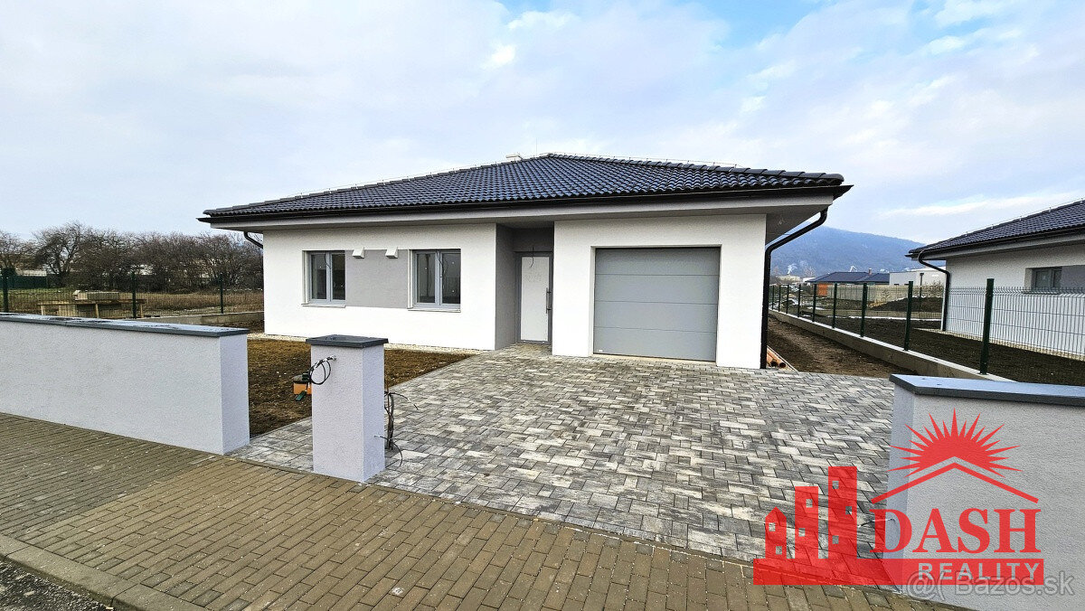 REZERVOVANÝ - Na predaj novostavba 4 izbový bungalov s teras