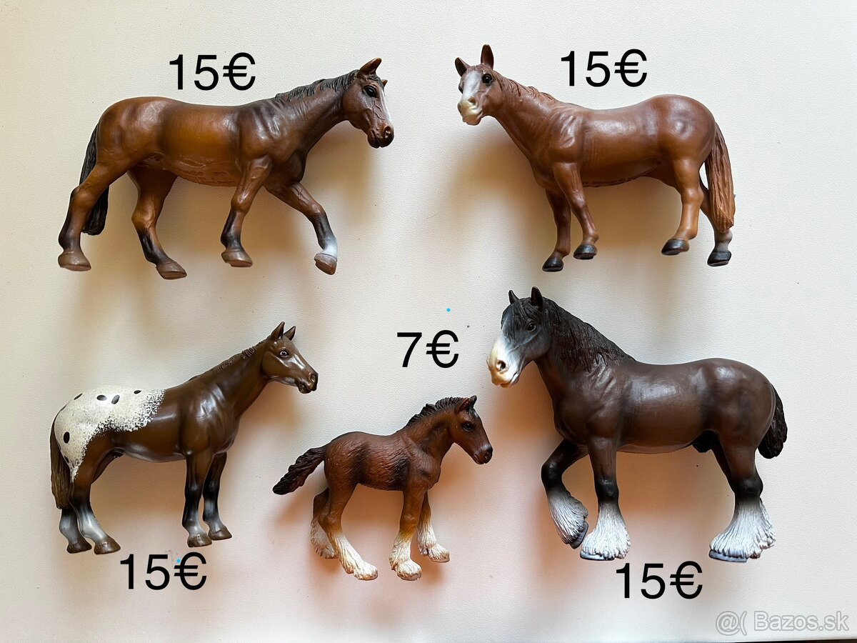 Schleich- staré kone a katalógy