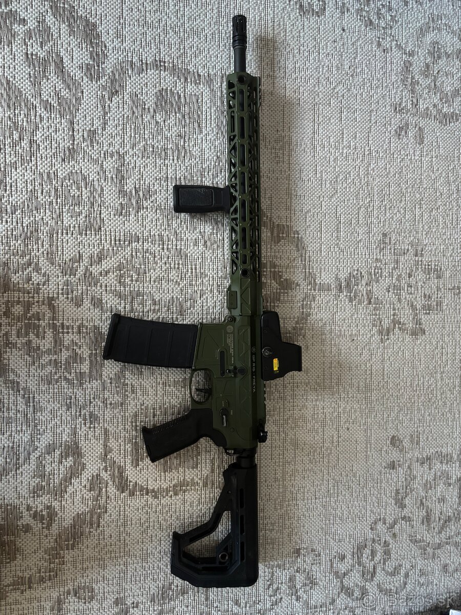 Delta Armory FREYA R15 M-LOK 14" Gen.2 Oliva – AEG