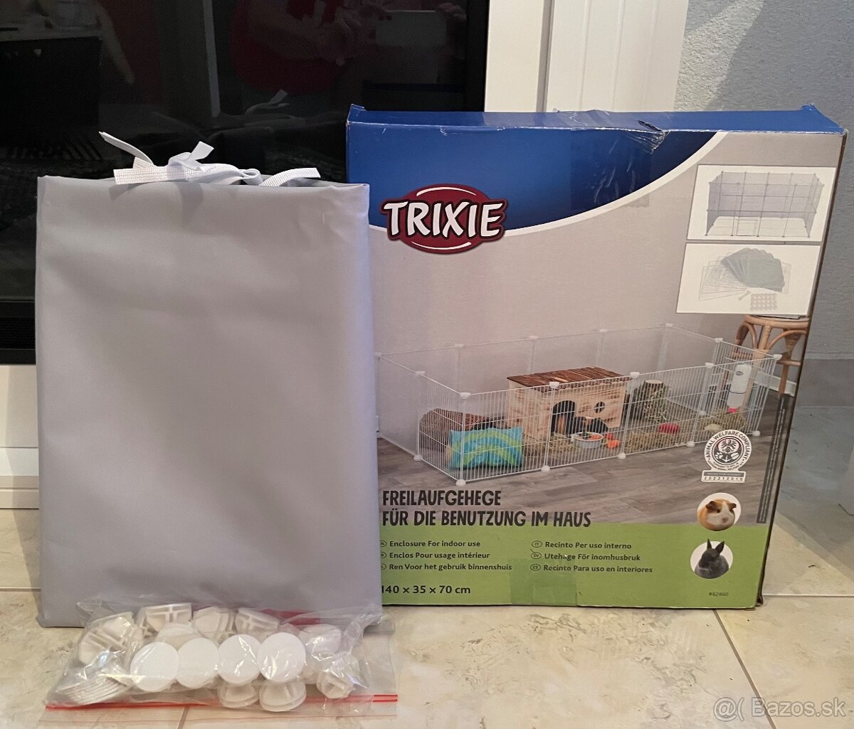 Trixie interiérový výbeh Š 140 x H 70 x V 35 cm