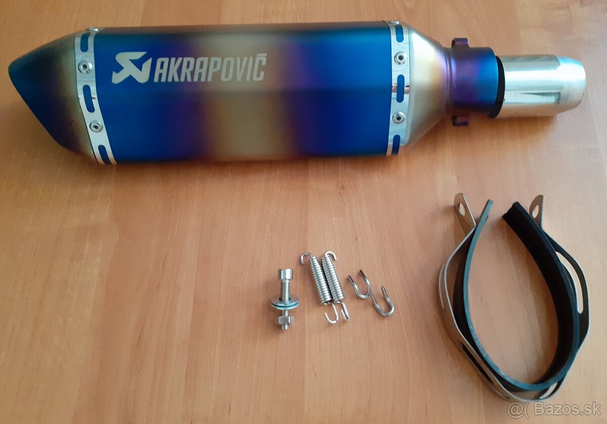 Nový športový - ladený univerzálny moto výfuk + db killer
