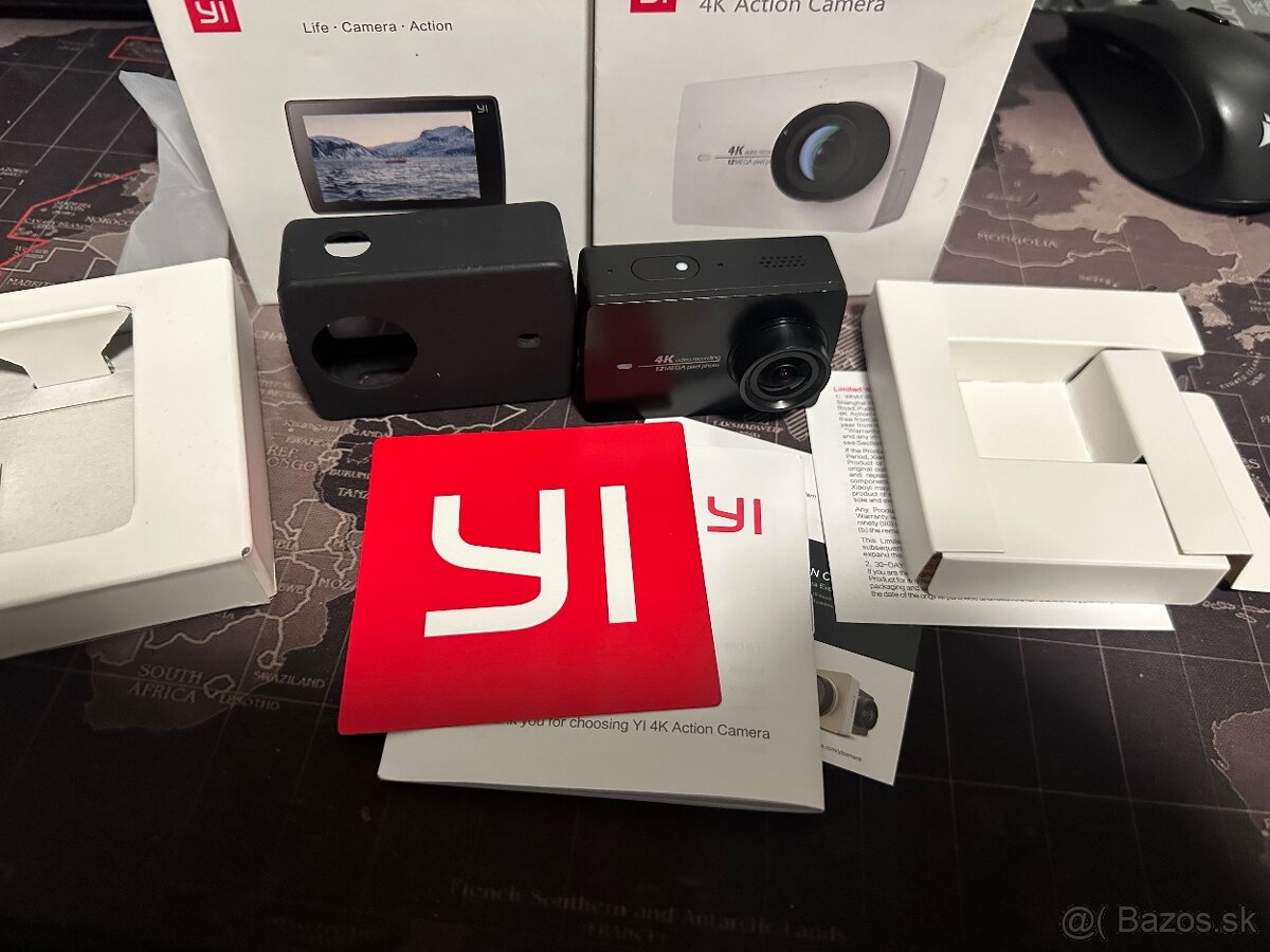 Predám akčnú kameru Xiaomi Yi 4K – výborný stav, komplet prí