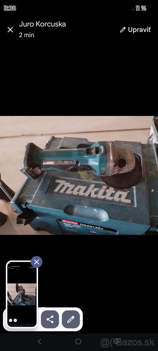 Makita akumulátorova flexa