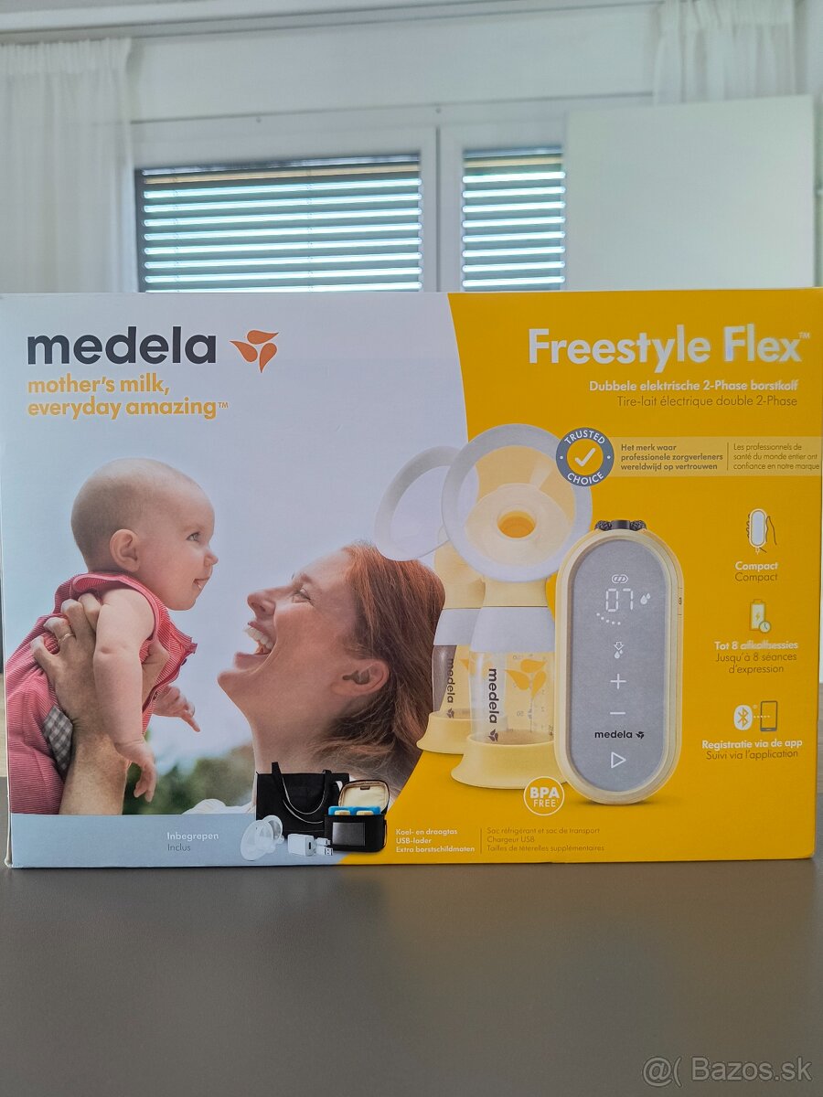MEDELA Odsávačka na mlieko elektrická double Freestyle Flex