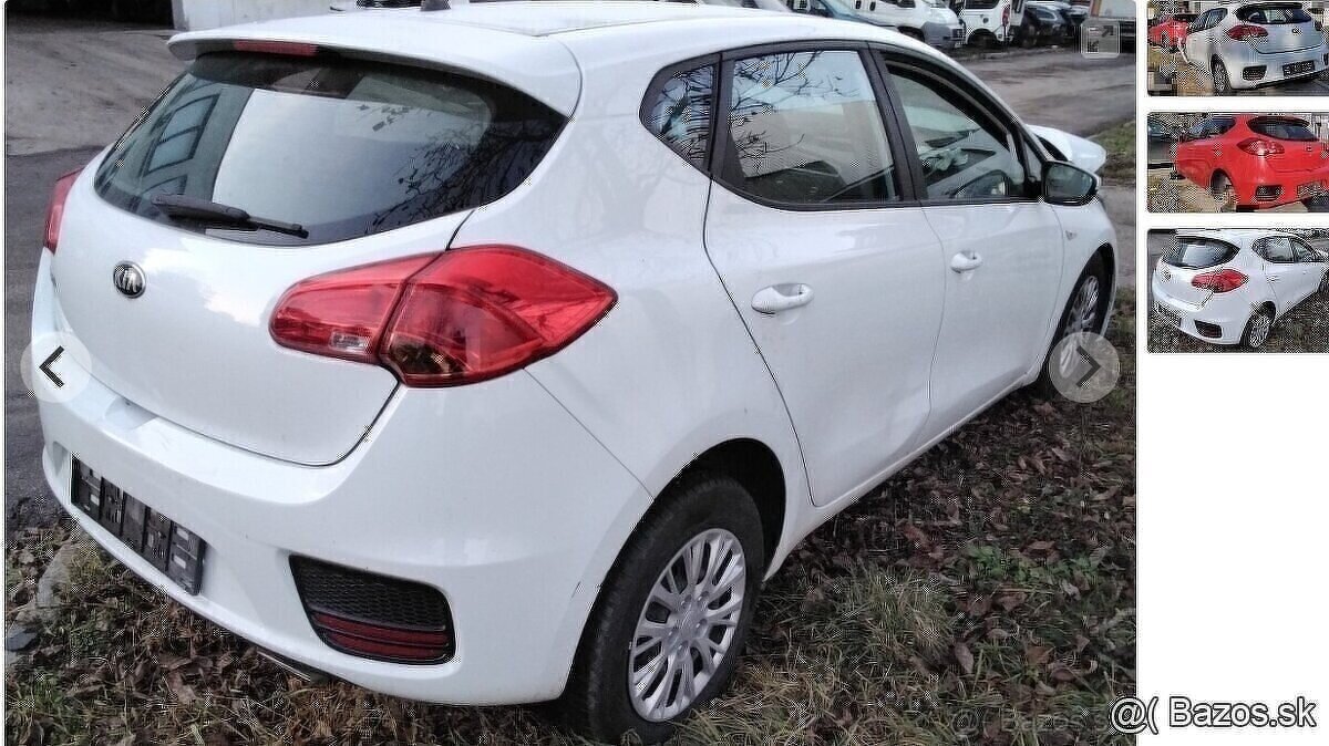 KIA CEED 2015 1.4 CRDI predám DVERE, MOTOR D4FC, TRYSKY 0445