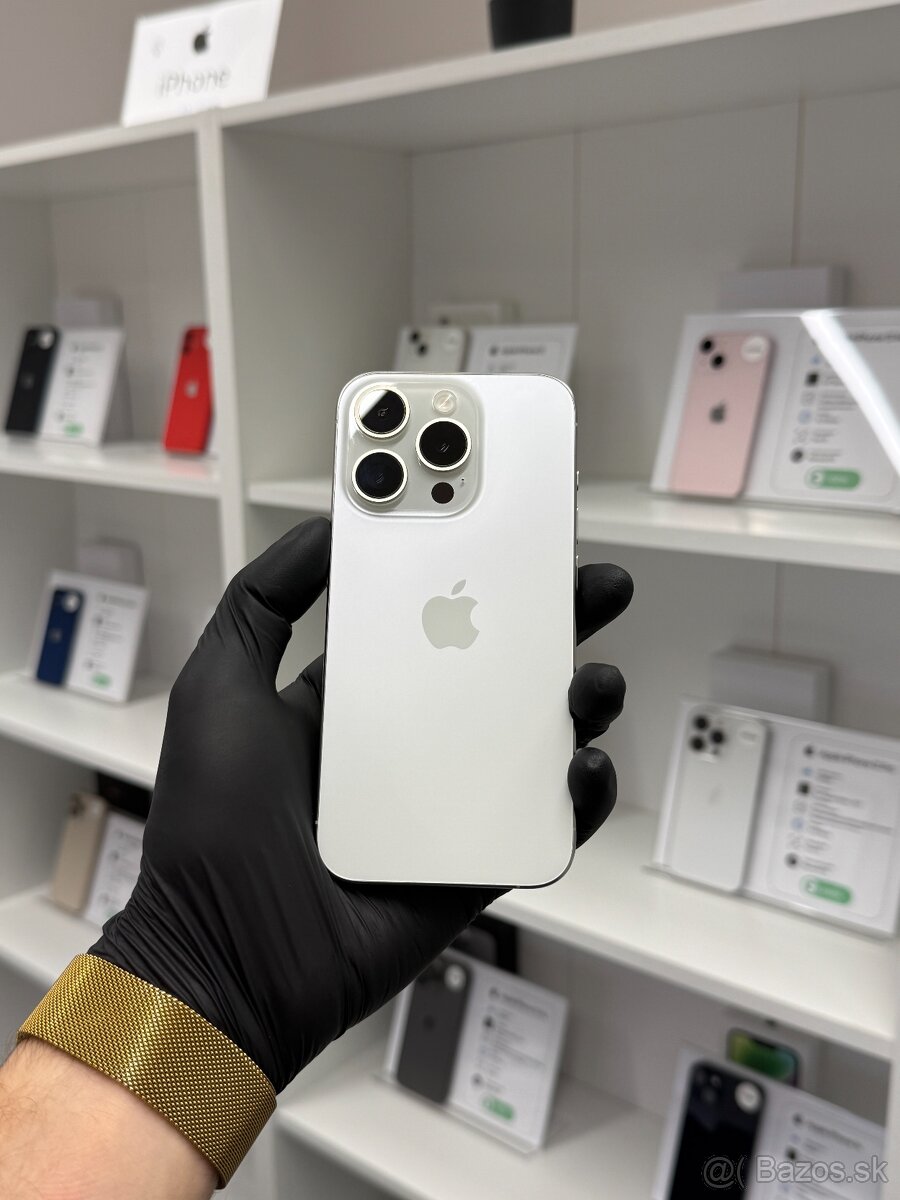 ZÁRUKA 2 ROKY / Apple iPhone 15 Pro 256GB White Titanium