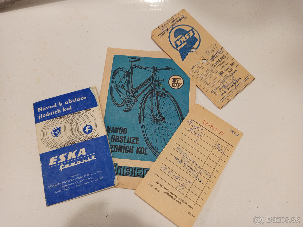 predám manuál na bicykel ESKA