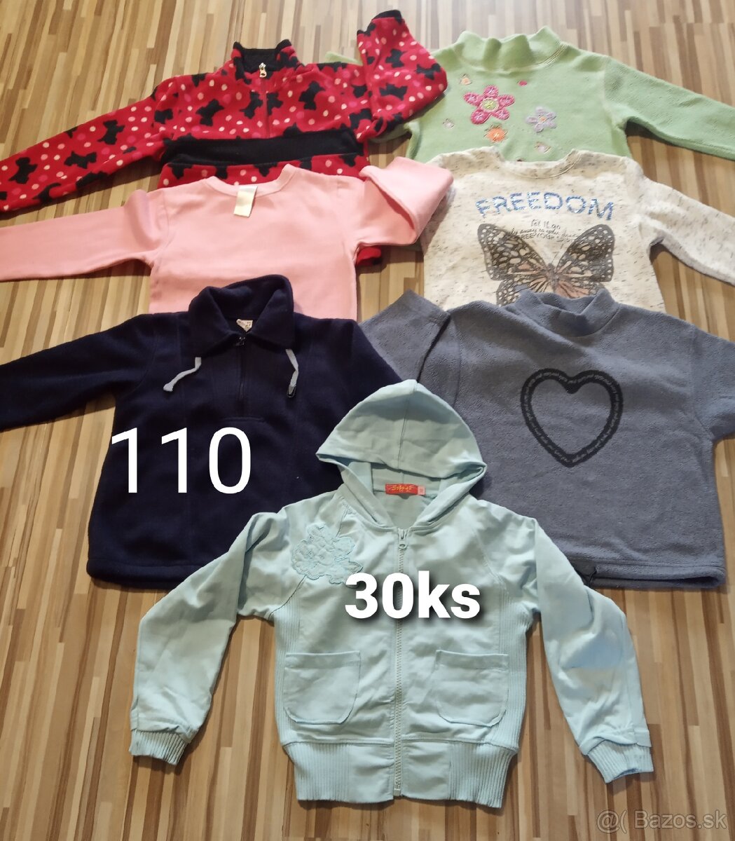 Velky balik 30ks oblečenia 110