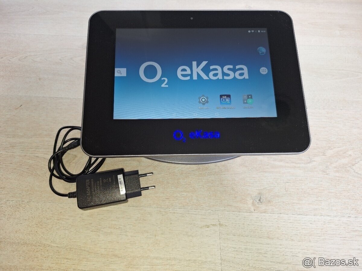 10" dotykový tablet O2 eKasa (T-413 LTE) s adaptérom