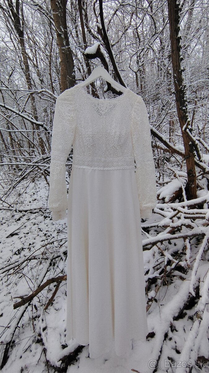 Boho svadobné šaty veľ. S / M