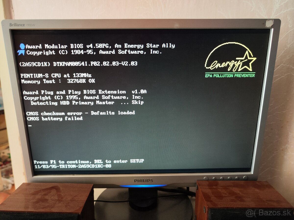 Predam MoBo DTK + Pentium S + 32MB RAM