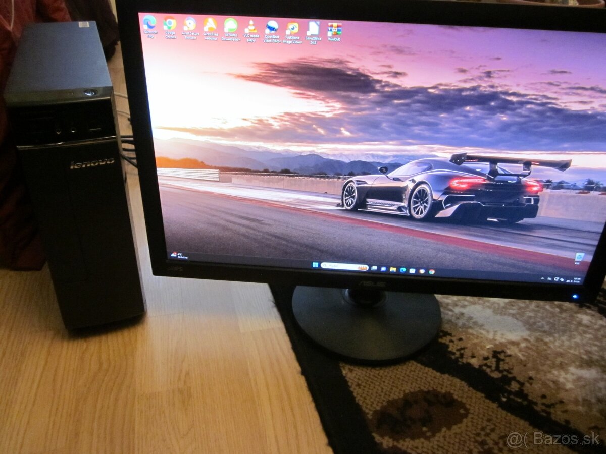 Lenovo PC,Intel J3160,8 GB,SSD,HDD,GT-720,W-11 PRO