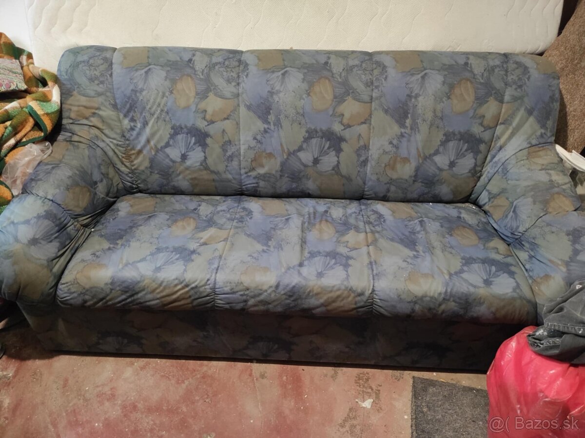 Predam sedačku 3 + 1 +1