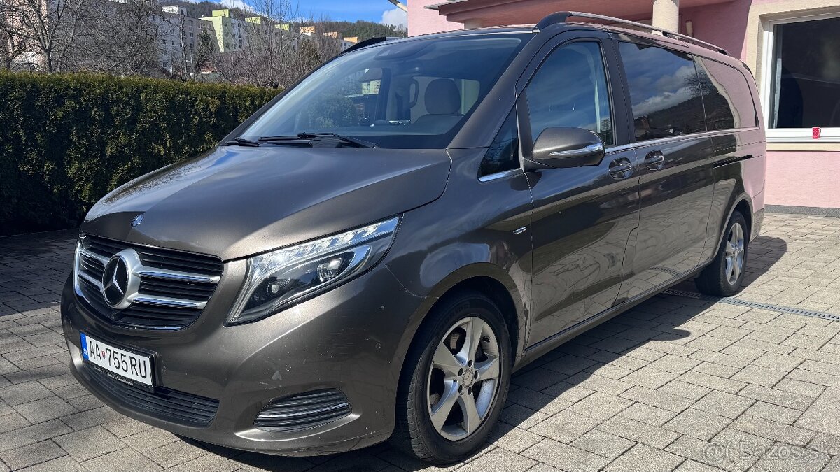 Mercedes-Benz V250d 4MATIC Extra Long – plná výbava, servis