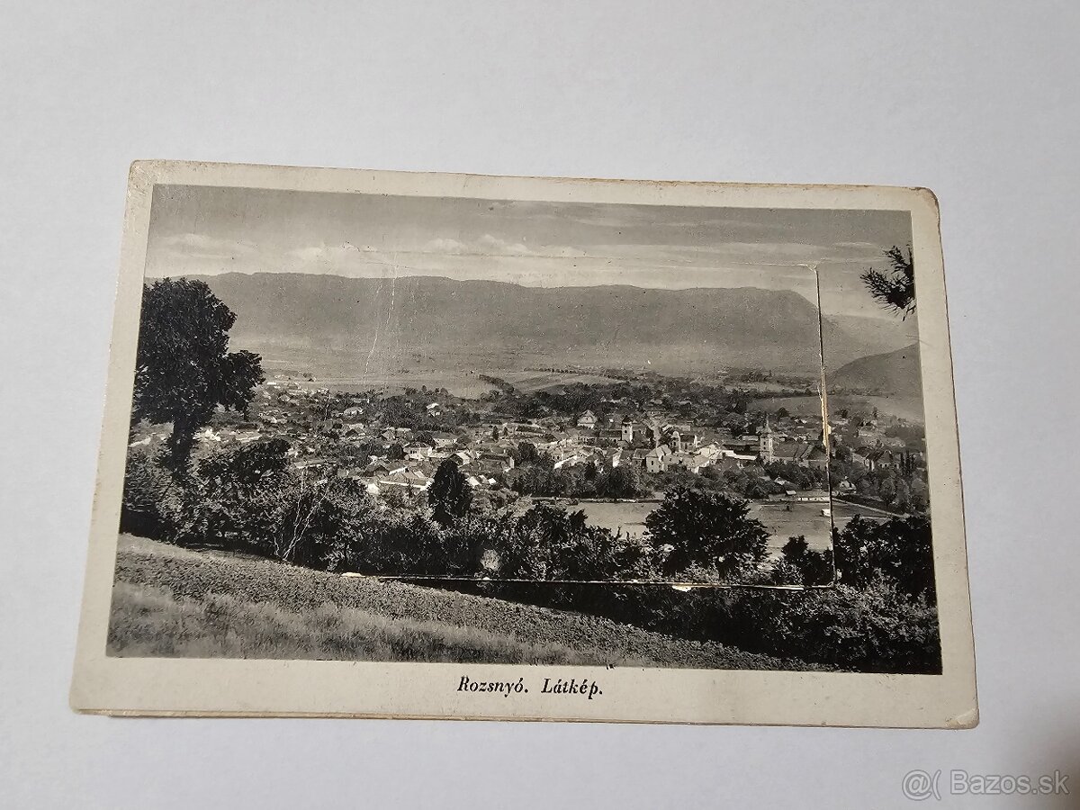 Rožňava celkový pohľad rozkladaci