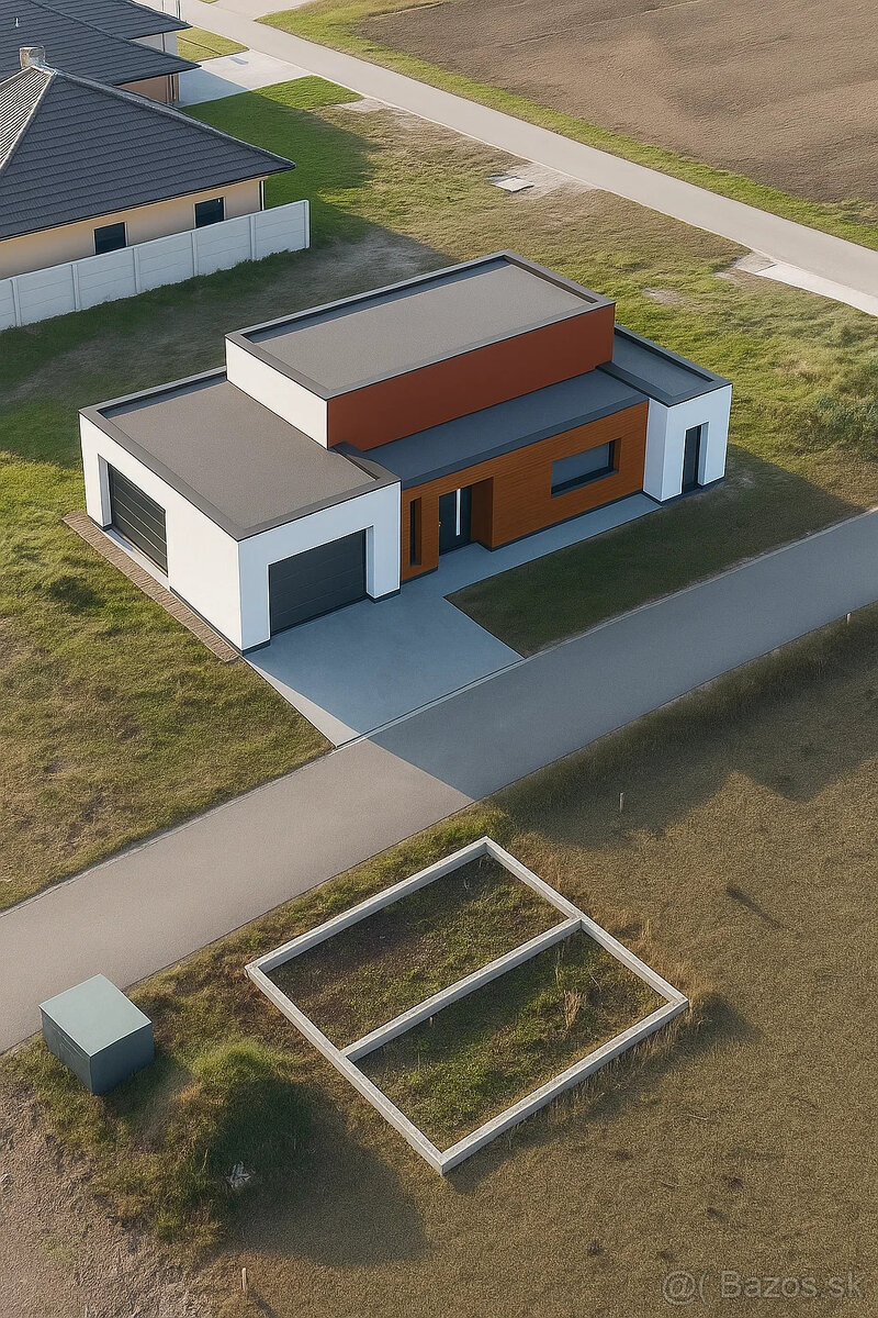 Na predaj stavebný pozemok so základovou doskou v Dolnom Vin