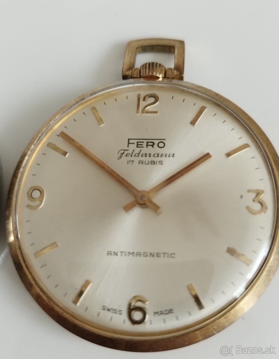 Ponukam vreckové hodinky Fero Feldmann