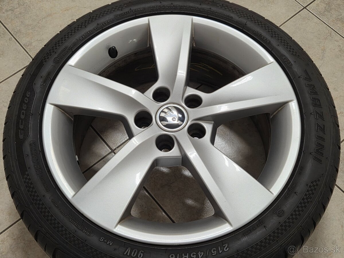 r16 ŠKODA (5x100) + letné