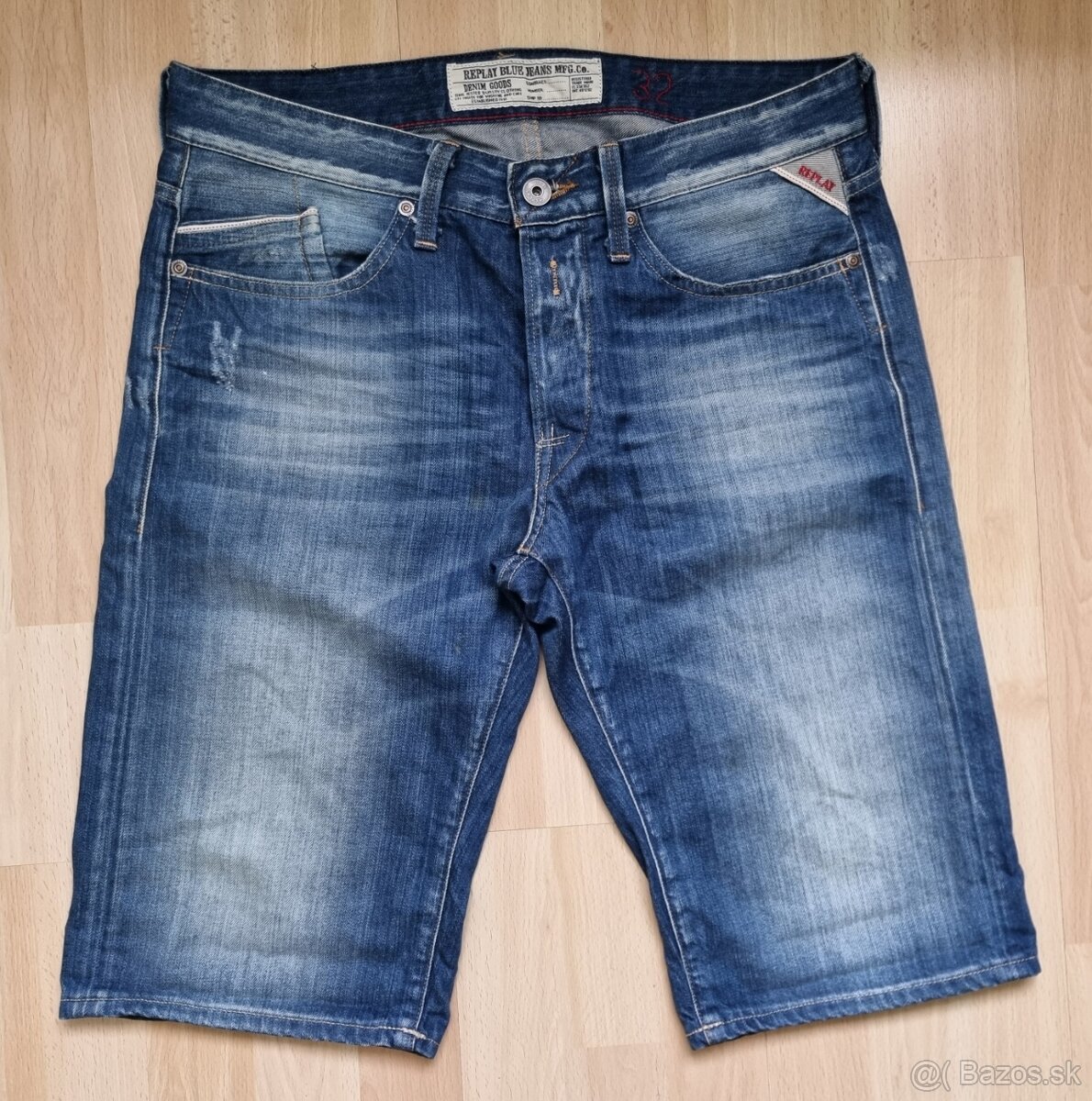Nové exkluzívne značkové REPLAY džínsy (krátke), veľkosť 32