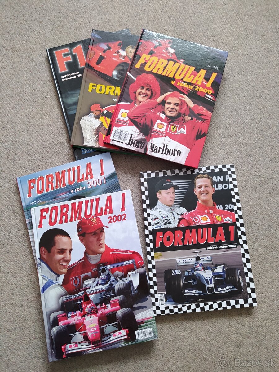 Knihy Formula1 +2knihy