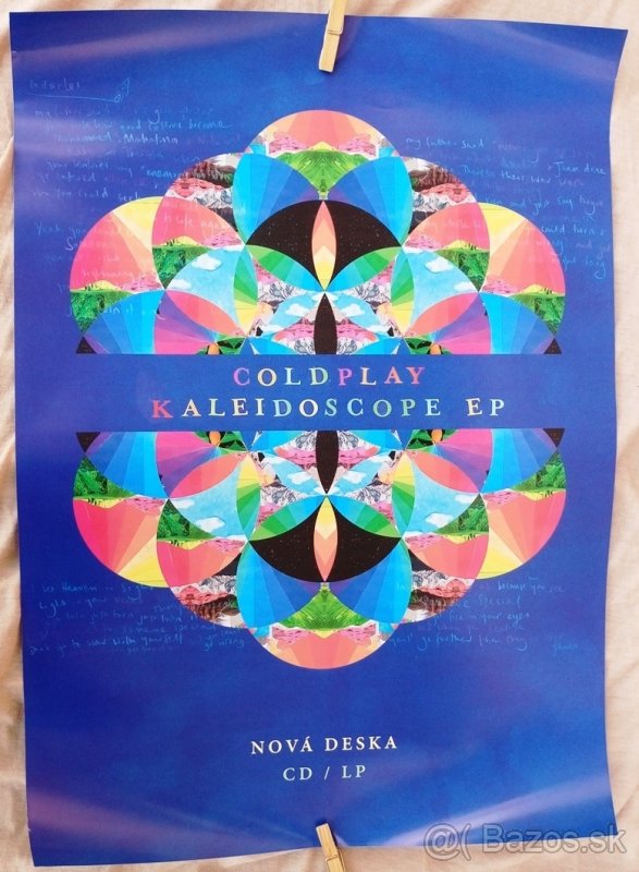 Plagát Coldplay k novému albumu Kaleidoscope