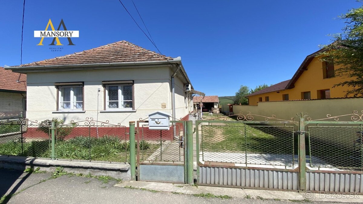 NA PREDAJ, rodinný dom za 42 500 eur v Egyházasgerge