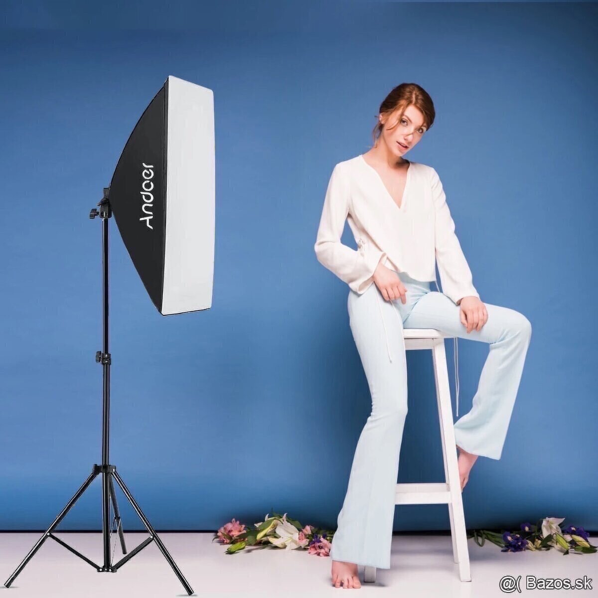 Komplet Štúdiové Osvetlenie: Svetlá + Softboxy + Stojany