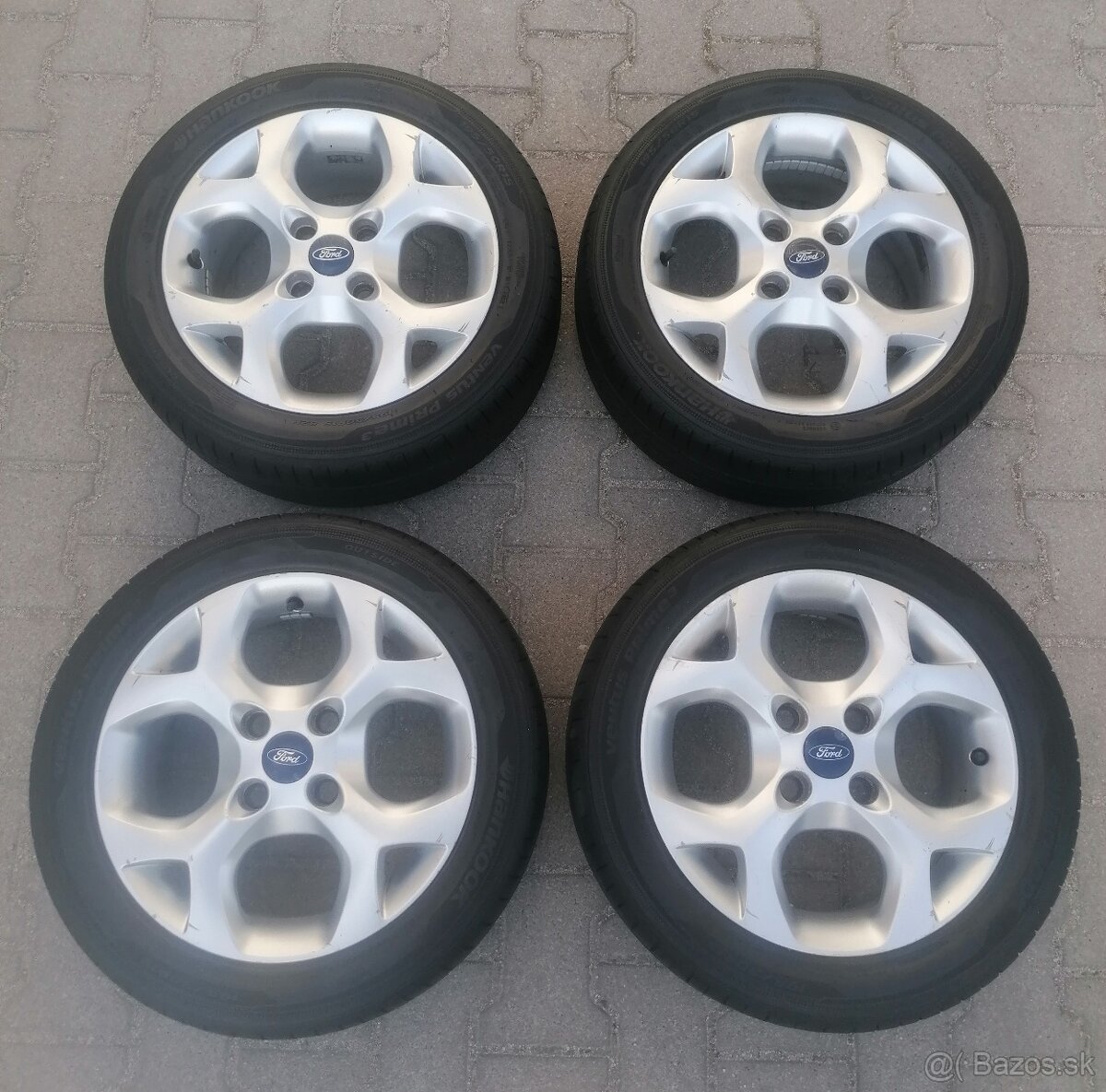 Letná sada diskov R15, 4x108 Ford, 195/50 R15 Hankook