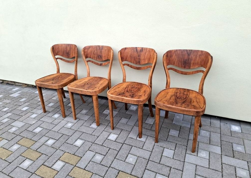 Luxusní prvorepublikové židle THONET - ART Deco