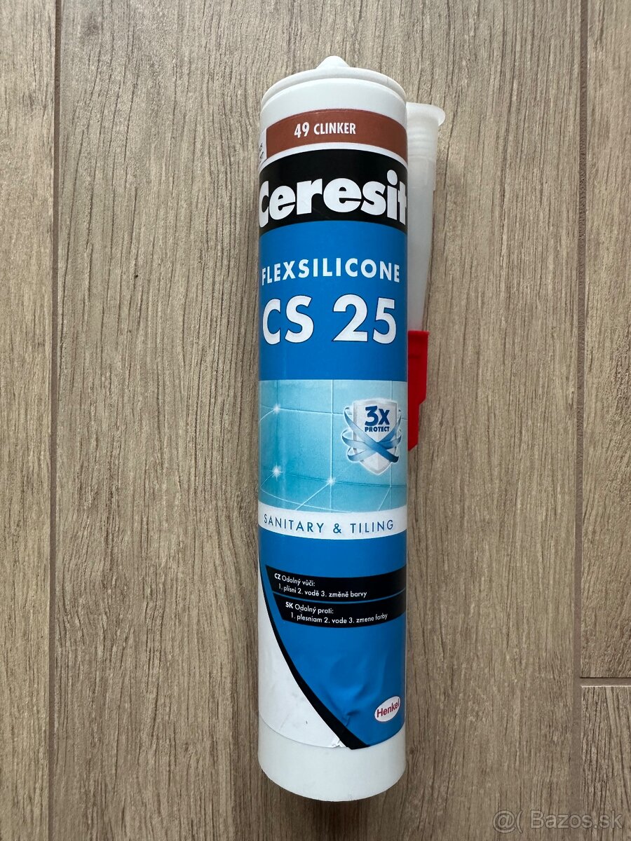 Sanitárny silikón CERESIT CS 25 - 49 CLINKER