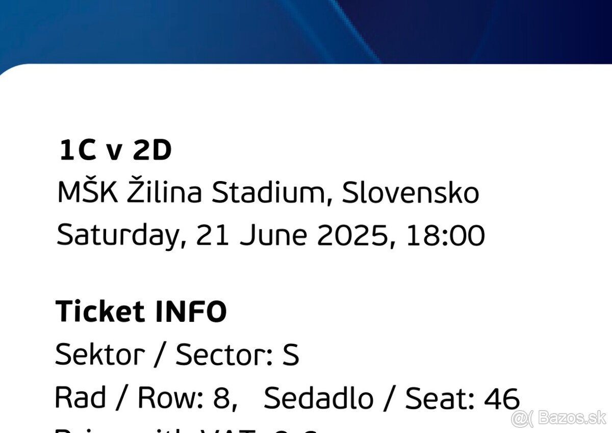 U21 ME Žilina štvrťfinále