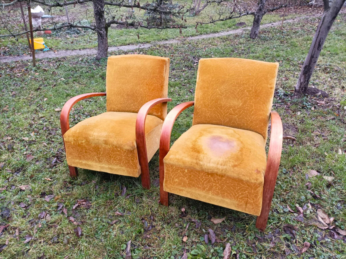 Retro kreslá artdeco