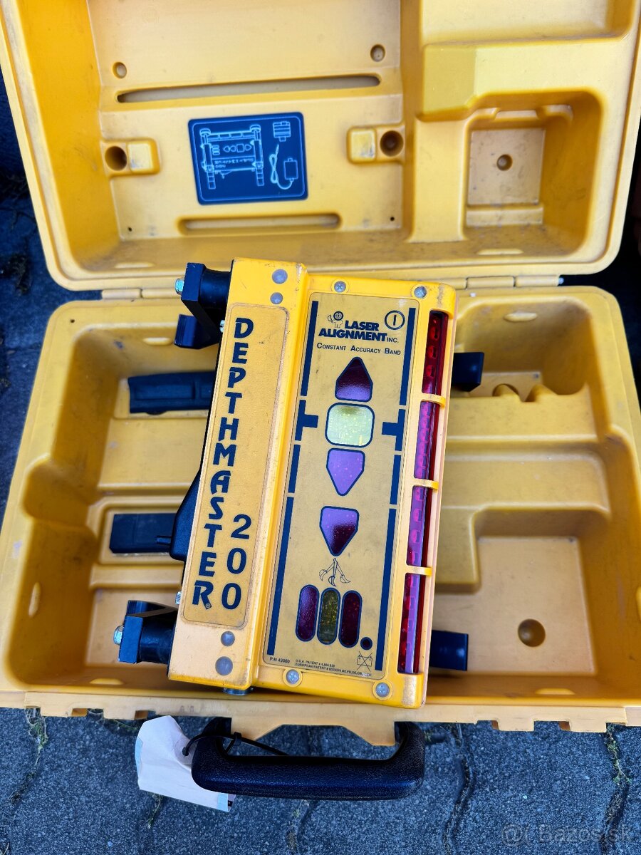 Laser alignment Depthmaster 200 (Leica)