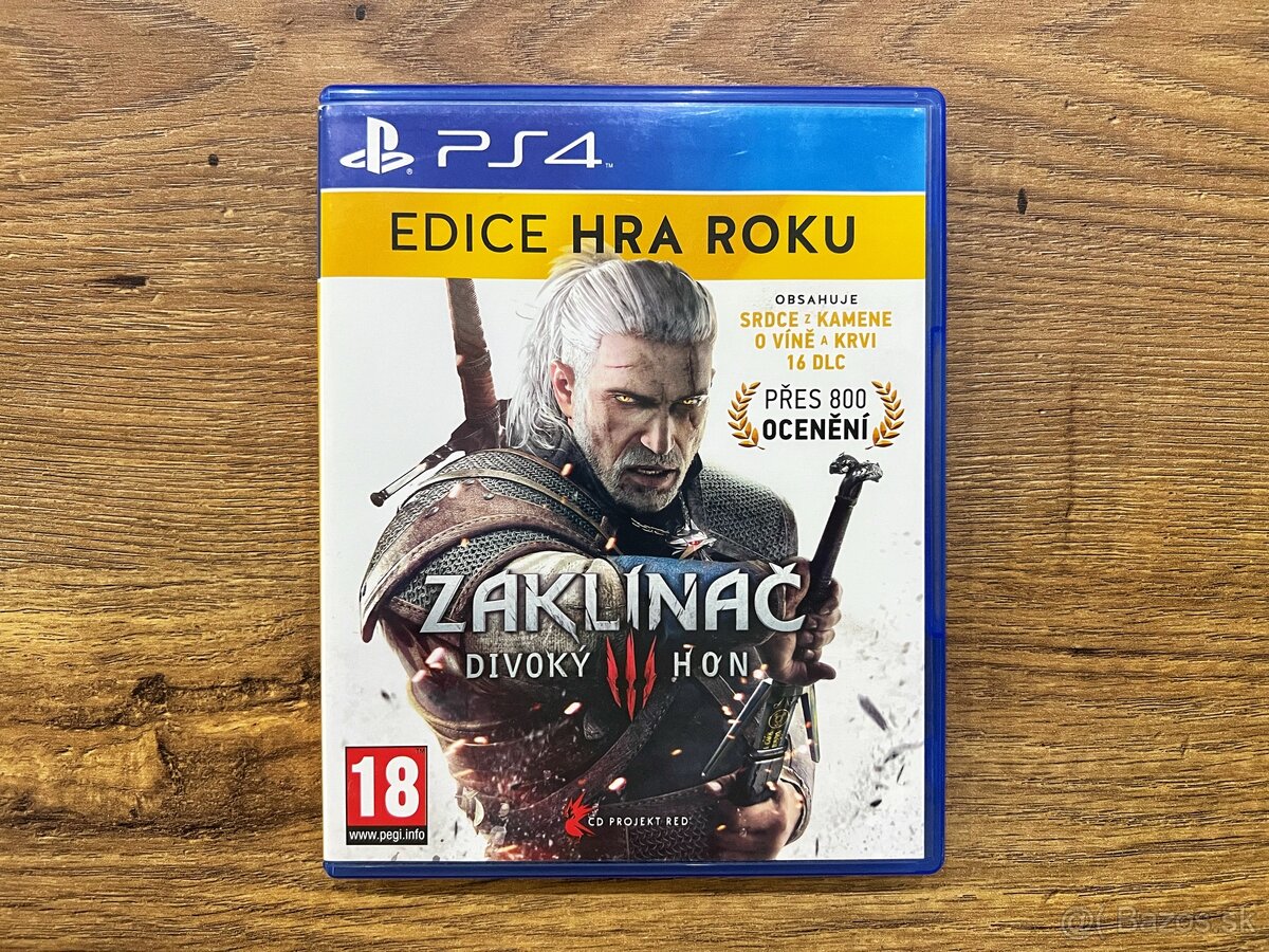 Hra na PS4 - Zaklínač 3 Divoký Hon Edícia hra roka CZ